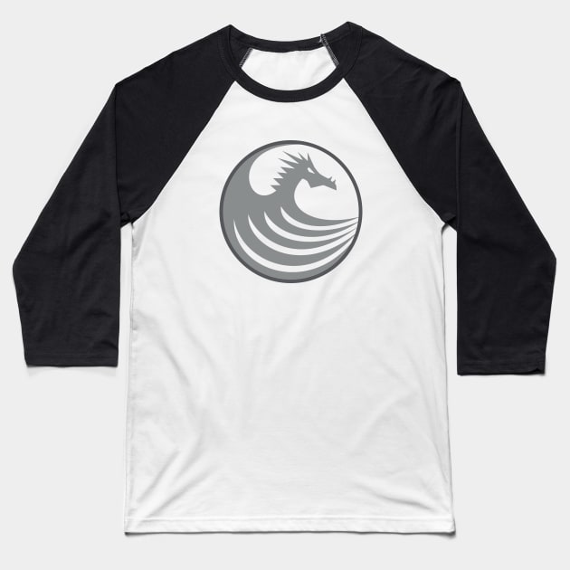 Doc Labs - Dragon Airways - (Grey) Baseball T-Shirt by Doc Labs